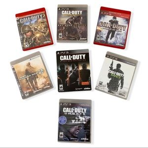 PS3 PlayStation 3 Call of Duty Game Lot